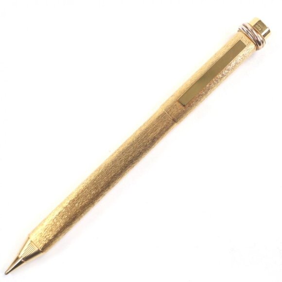 Cartier Vintage Trinity Cap Type Ballpoint Pen with Gold Case main image 6